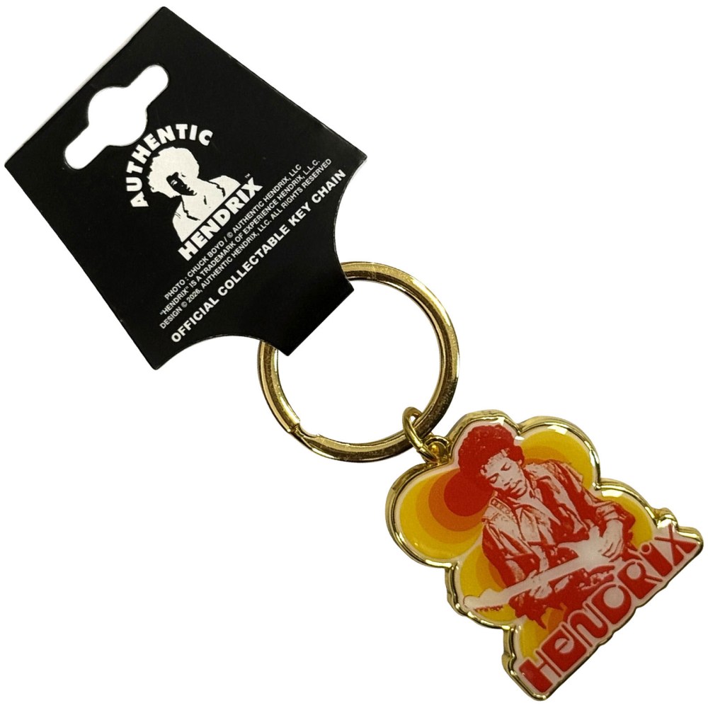 Jimi Hendrix - Jimi & Guitar Keychain - Multicolours